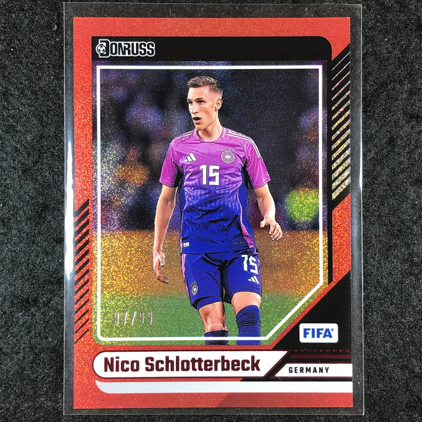 2024-25 Donruss Soccer NICO SCHLOTTERBECK Base Red 97/99 #130