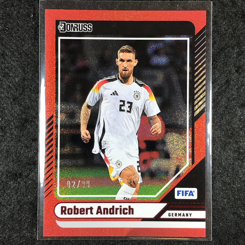 2024-25 Donruss Soccer ROBERT ANDRICH Base Red 2/99 #137