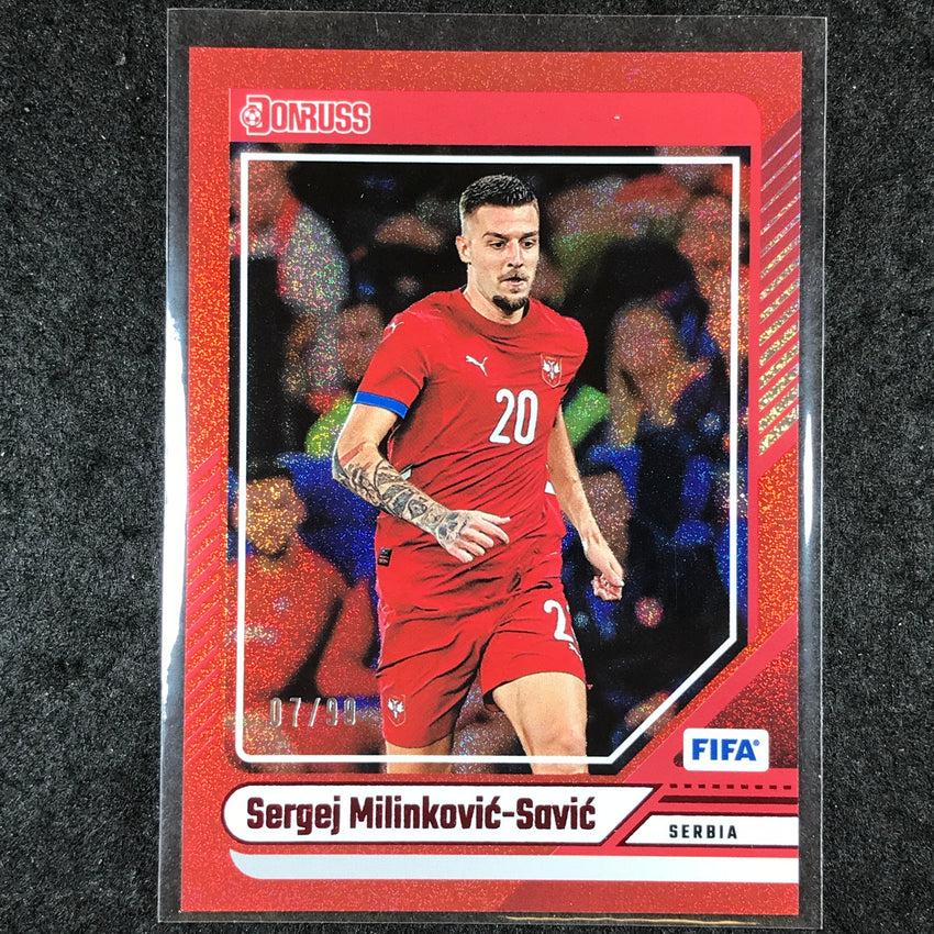 2024-25 Donruss Soccer SERGEJ MILINKOVIC-SAVIC Base Red 7/99 #148