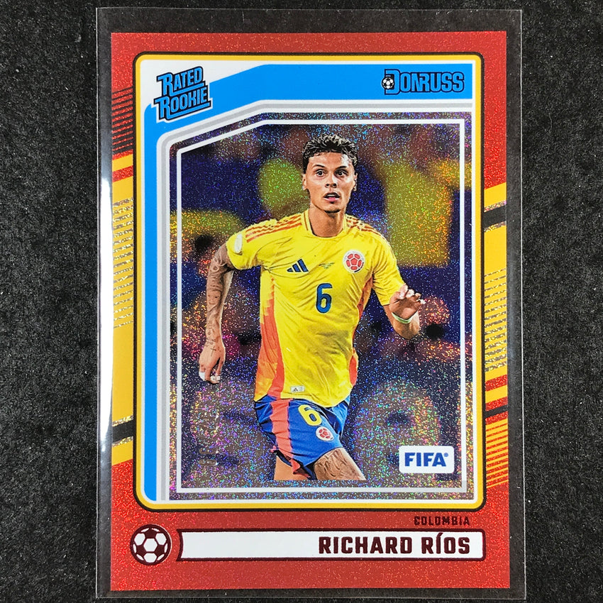 2024-25 Donruss Soccer RICHARD RIOS Rated Rookie Red 32/99 #186