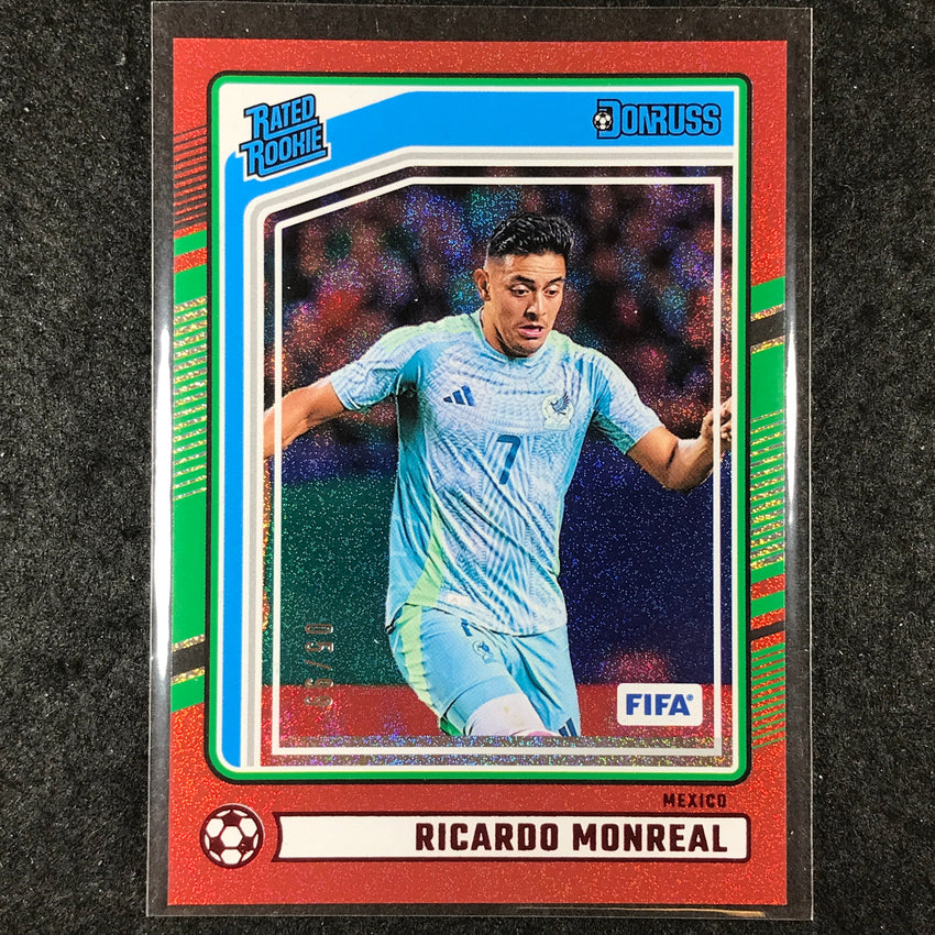 2024-25 Donruss Soccer RICARDO MONREAL Rated Rookie Red 5/99 #188