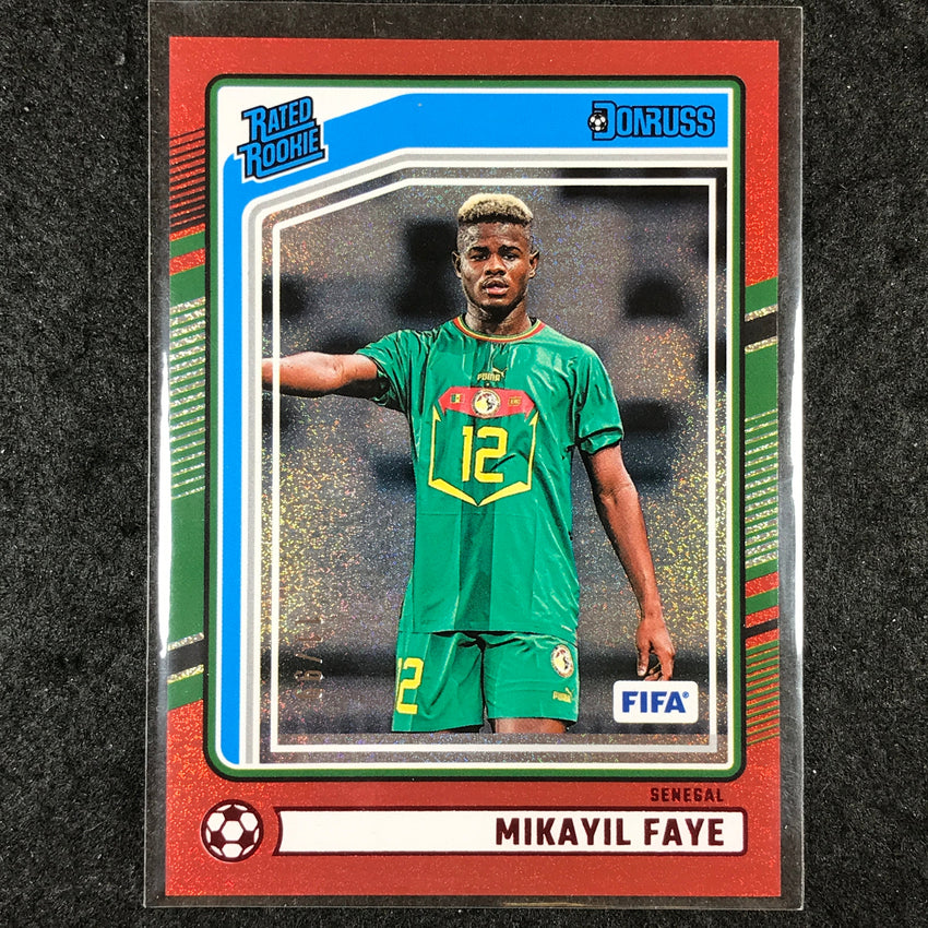 2024-25 Donruss Soccer MIKAYIL FAYE Rated Rookie Red 11/99 #200