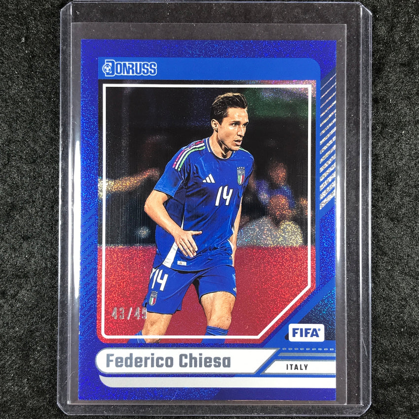 2024-25 Donruss Soccer FEDERICO CHIESA Base Blue 43/49 #25