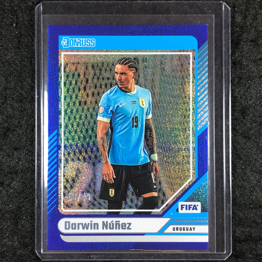 2024-25 Donruss Soccer DARWIN NUNEZ Base Blue 10/49 #32
