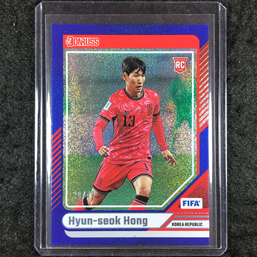 2024-25 Donruss Soccer HYUN-SEOK HONG Base Blue 30/49 #52
