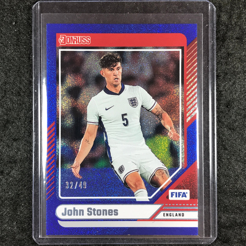 2024-25 Donruss Soccer JOHN STONES Base Blue 32/49 #57