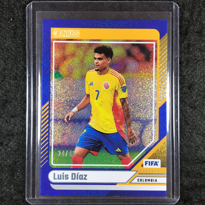 2024-25 Donruss Soccer LUIS DIAZ Base Blue 24/49 #91
