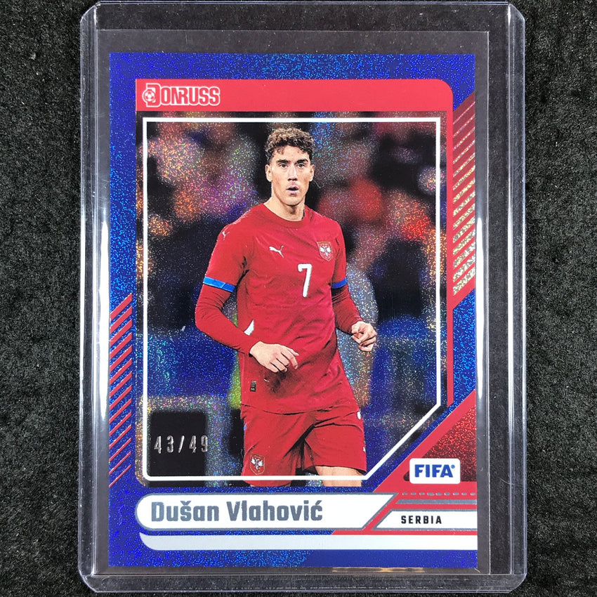 2024-25 Donruss Soccer DUSAN VLAHOVIC Base Blue 43/49 #146