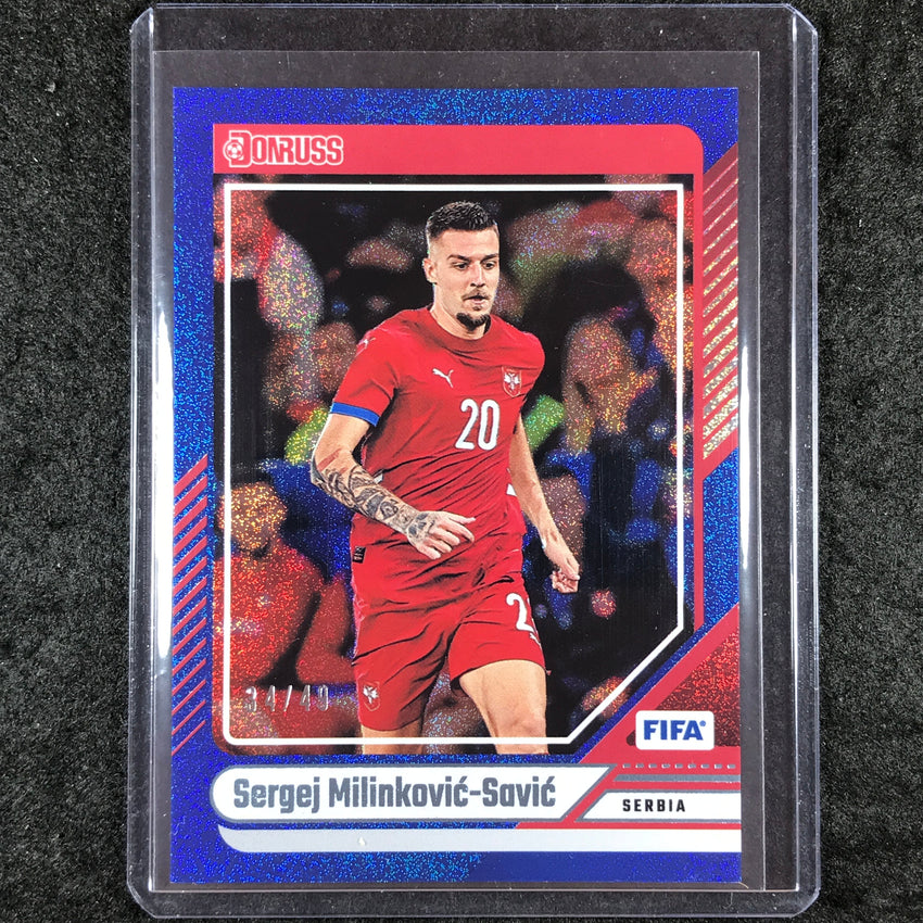 2024-25 Donruss Soccer SERGEJ MILINKOVIC-SAVIC Base Blue 34/49 #148