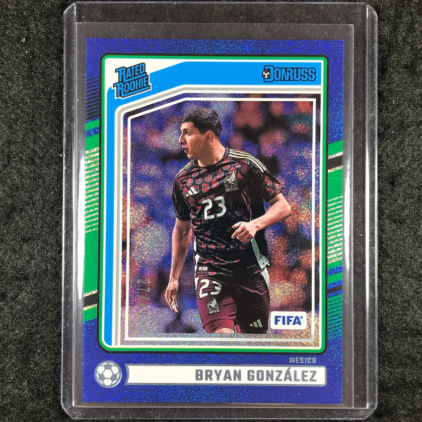 2024-25 Donruss Soccer BRYAN GONZALEZ Rated Rookie Blue 27/49 #180