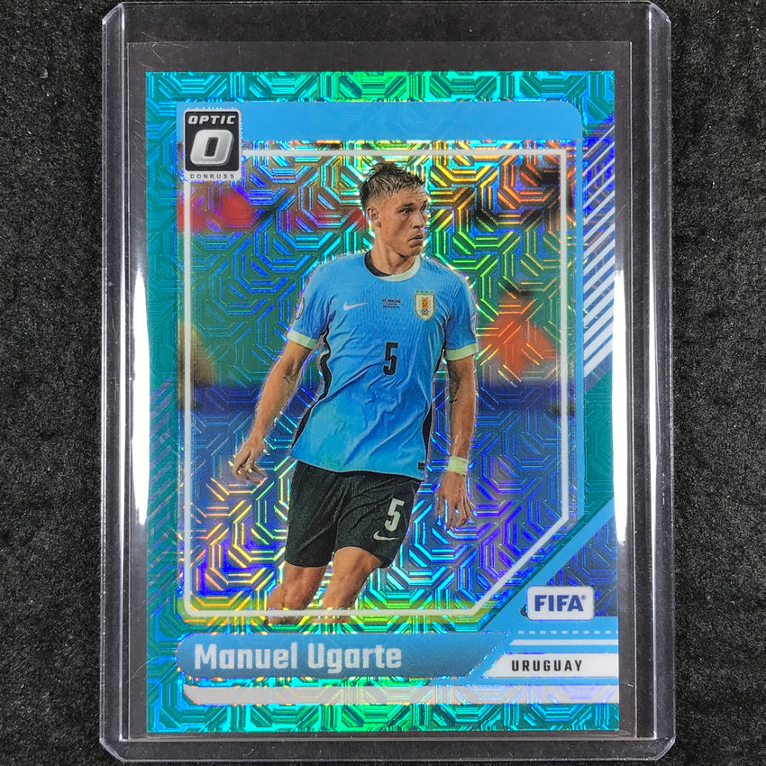 2024-25 Donruss Soccer MANUEL UGARTE Optic Teal Mojo 1/49 #36