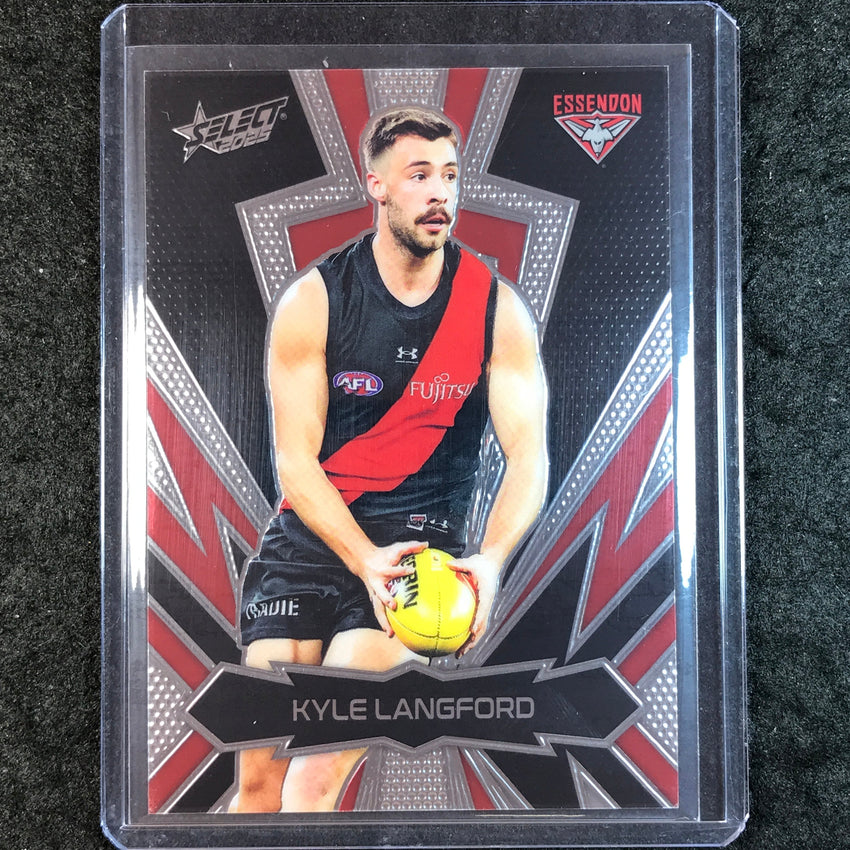 2025 Select AFL Footy Stars KYLE LANGFORD Thunderbolt Gold Logo 179/399 #55