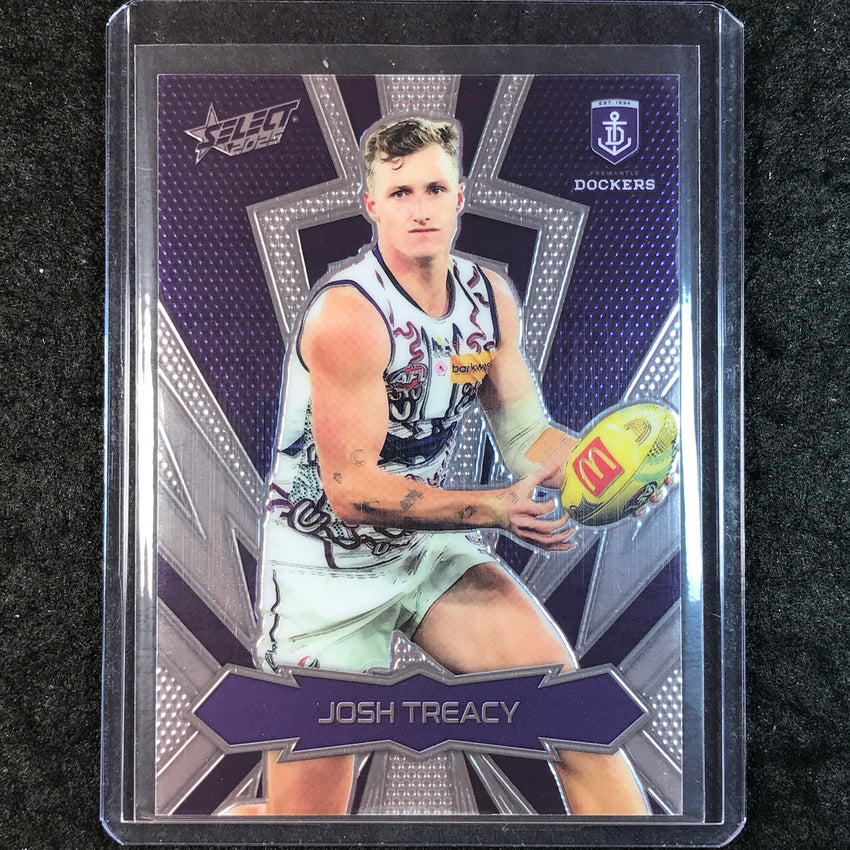 2025 Select AFL Footy Stars JOSH TREACY Thunderbolt Gold Logo 91/399 #71