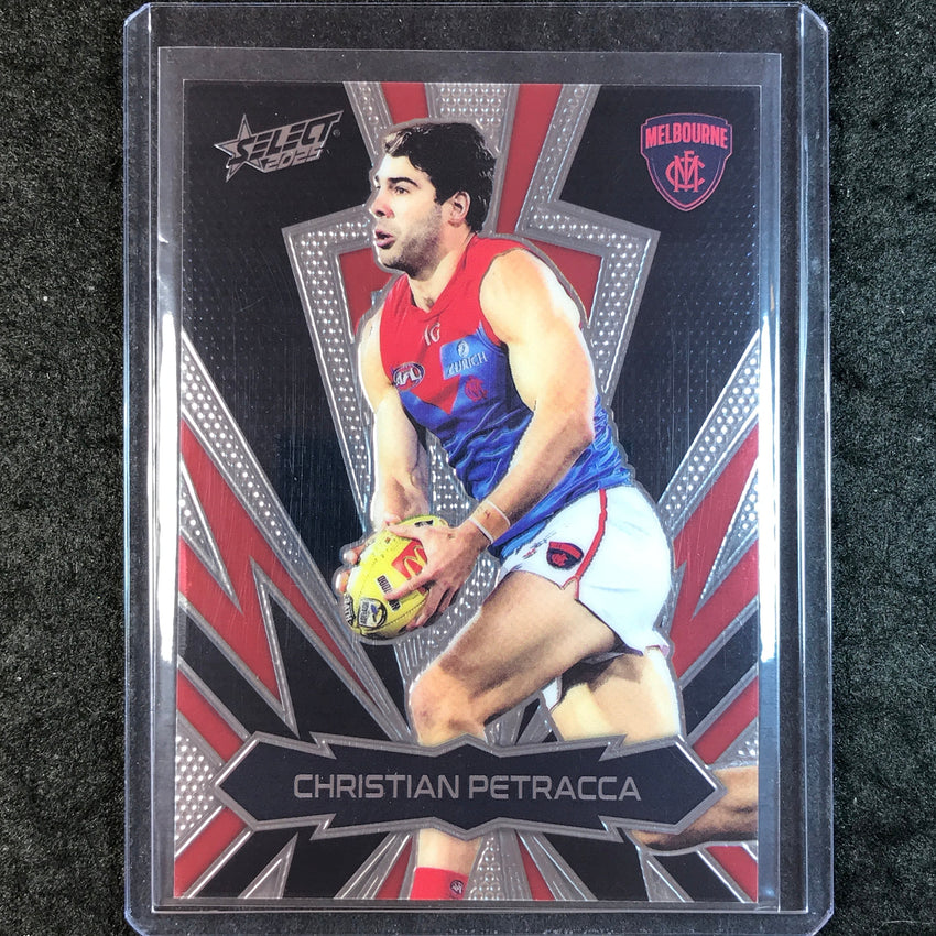 2025 Select AFL Footy Stars CHRISTIAN PETRACCA Thunderbolt Gold 282/399 #127
