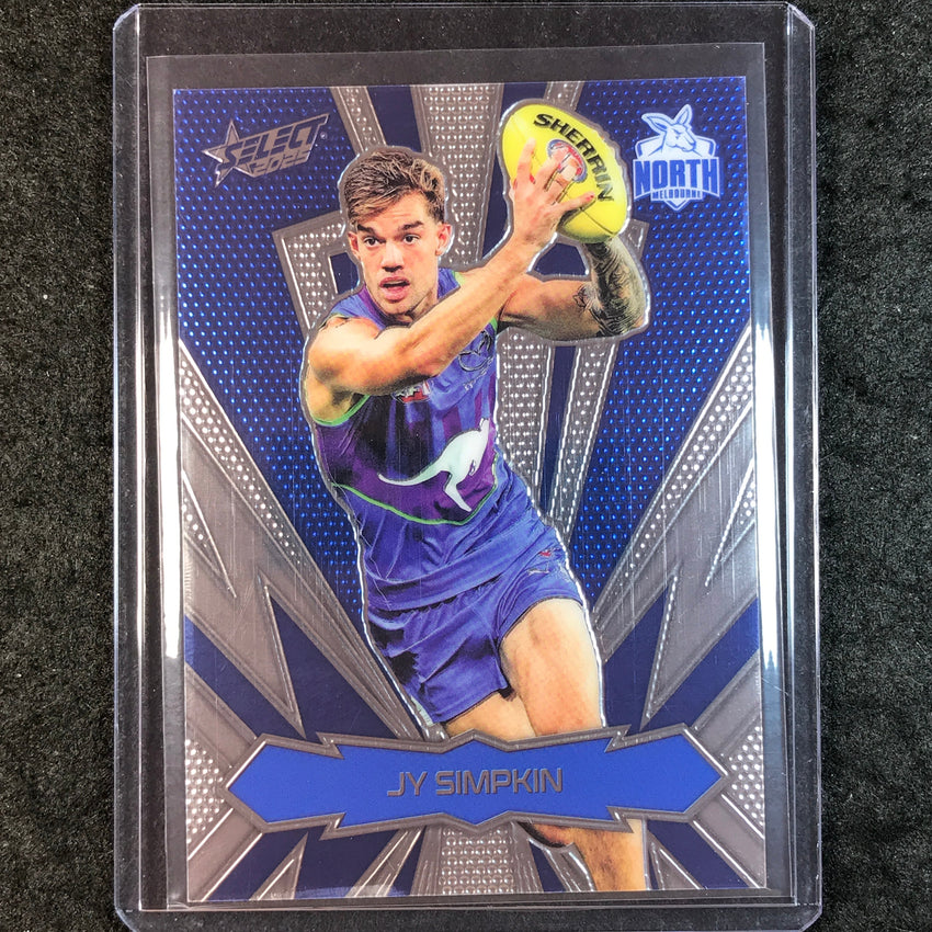 2025 Select AFL Footy Stars JY SIMPKIN Thunderbolt Gold Logo 15/399 #143