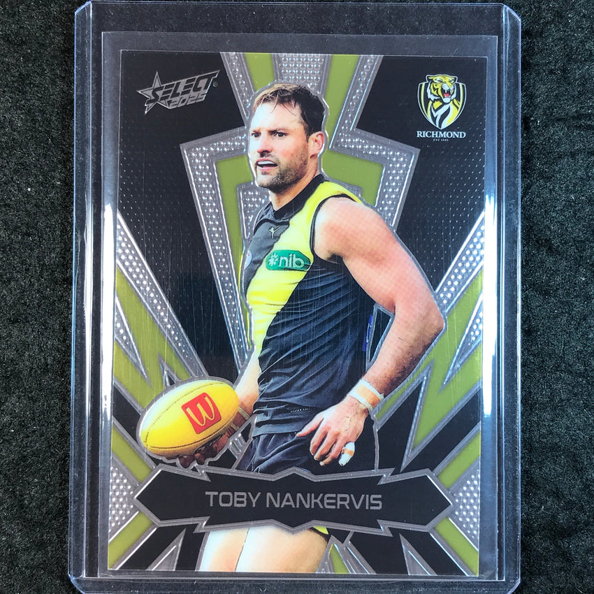 2025 Select AFL Footy Stars TOBY NANKERVIS Thunderbolt Gold Logo 183/399 #163