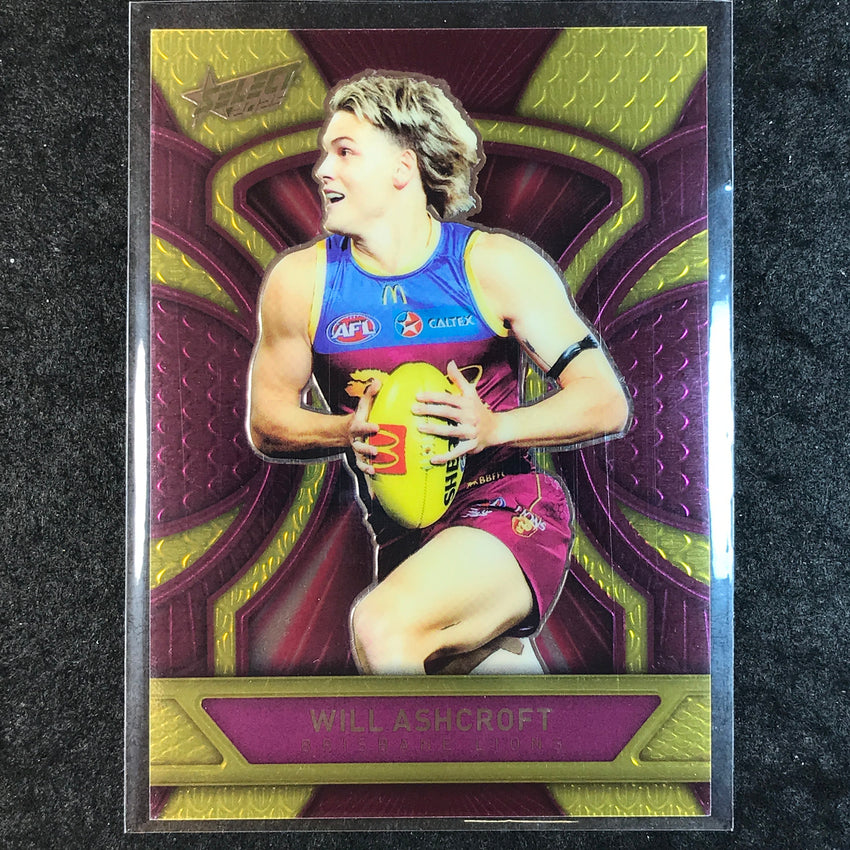 2025 Select AFL Footy Stars WILL ASHCROFT Luminous Dragon Scales 71/799 #15