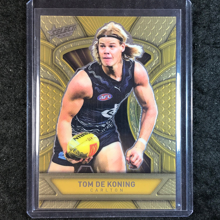 2025 Select AFL Footy Stars TOM DE KONING Dragon Scales Gold 370/399 #29