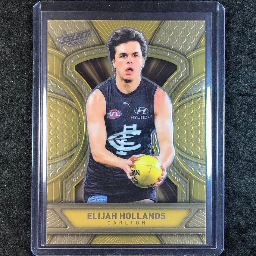 2025 Select AFL Footy Stars ELIJAH HOLLANDS Dragon Scales Gold 356/399 #31