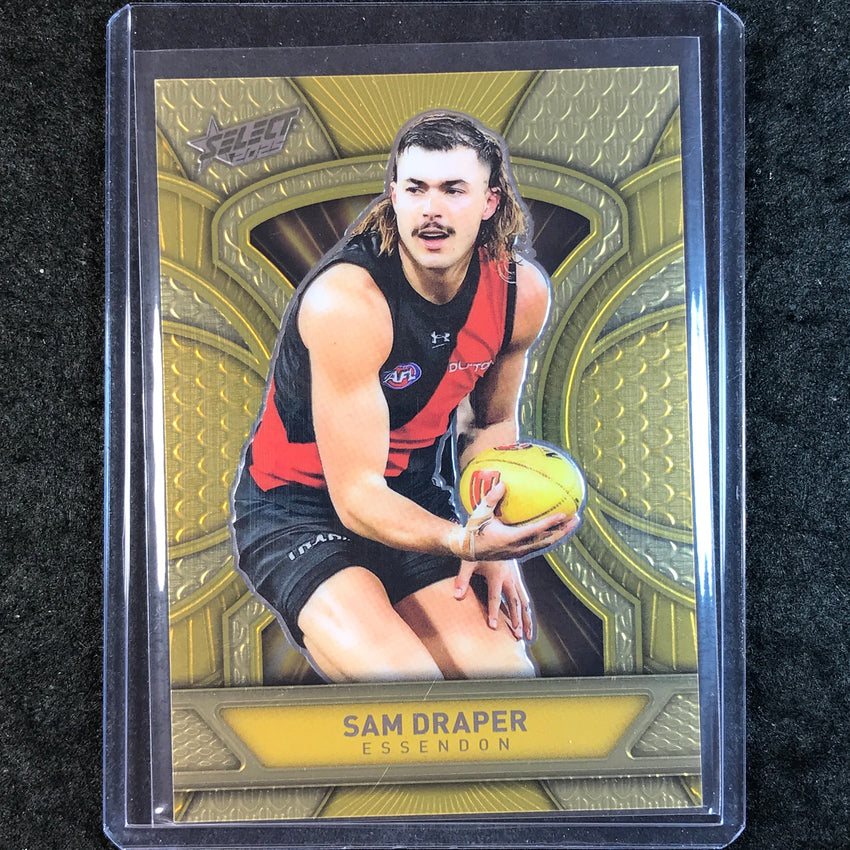 2025 Select AFL Footy Stars SAM DRAPER Dragon Scales Refractor Gold 82/399 #51