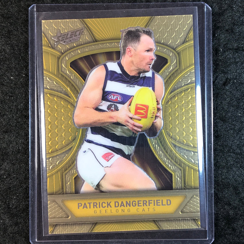 2025 Select AFL Footy Stars PATRICK DANGERFIELD Dragon Scales Gold 364/399 #75