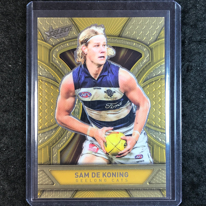 2025 Select AFL Footy Stars SAM DE KONING Dragon Scales Gold 244/399 #76