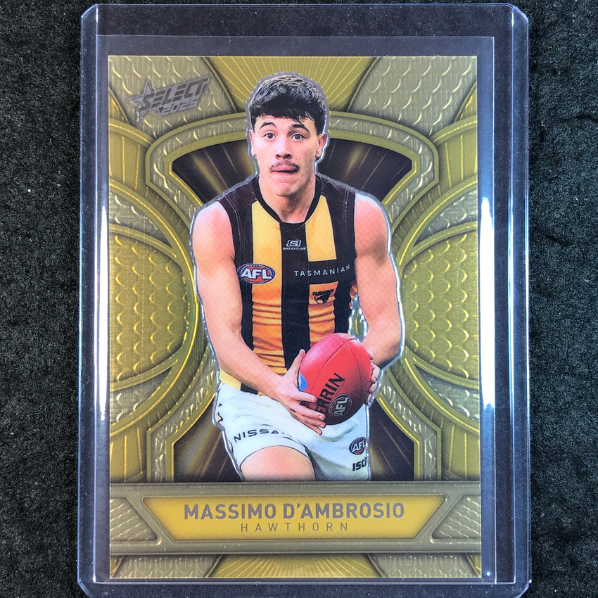 2025 Select AFL Footy Stars MASSIMO D'AMBROSIO Dragon Scales Gold 179/399 #110