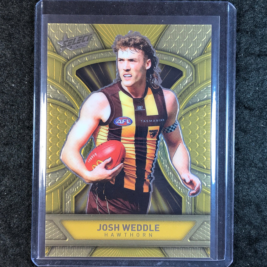 2025 Select AFL Footy Stars JOSH WEDDLE Dragon Scales Gold 218/399 #119