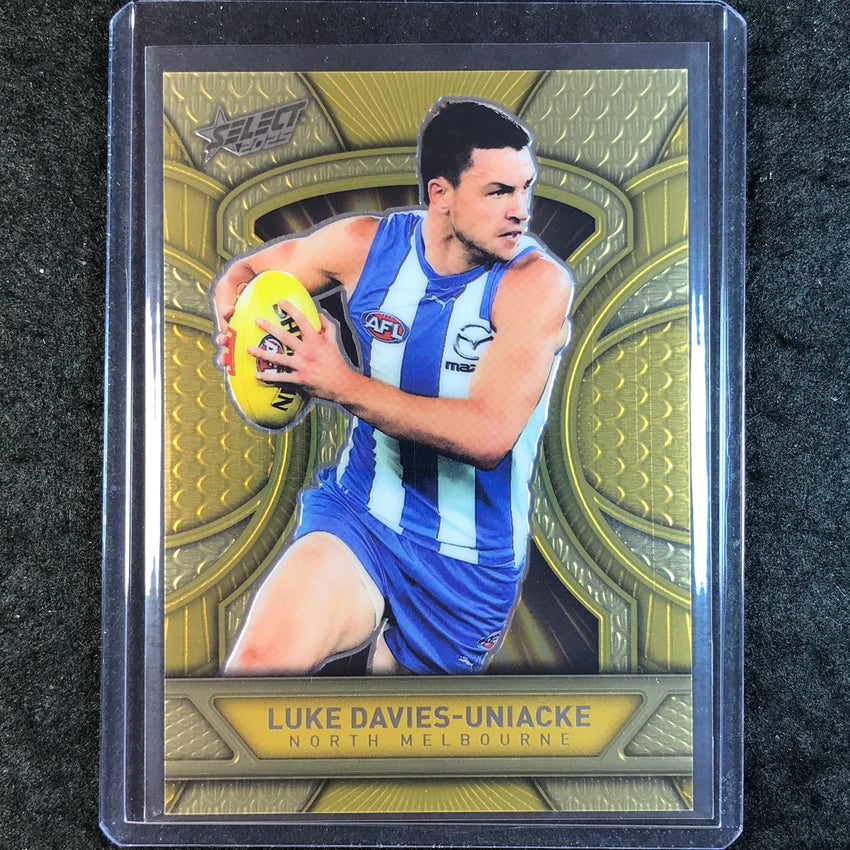 2025 Select AFL Footy Stars LUKE DAVIES-UNIACKE Dragon Scales Gold 48/399 #135