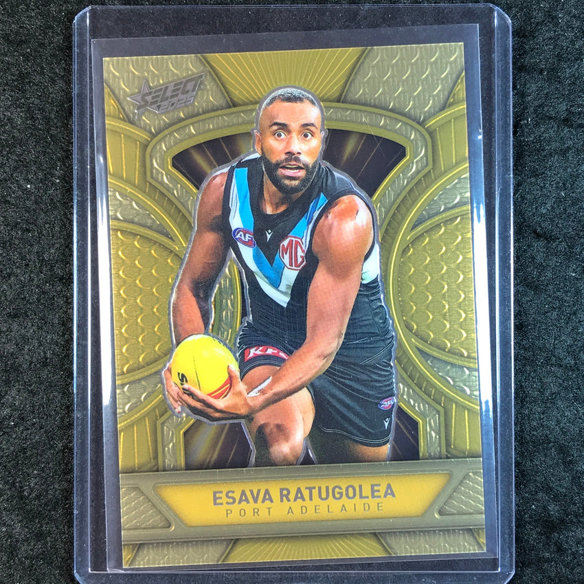 2025 Select AFL Footy Stars ESAVA RATUGOLEA Dragon Scales Gold 222/399 #153