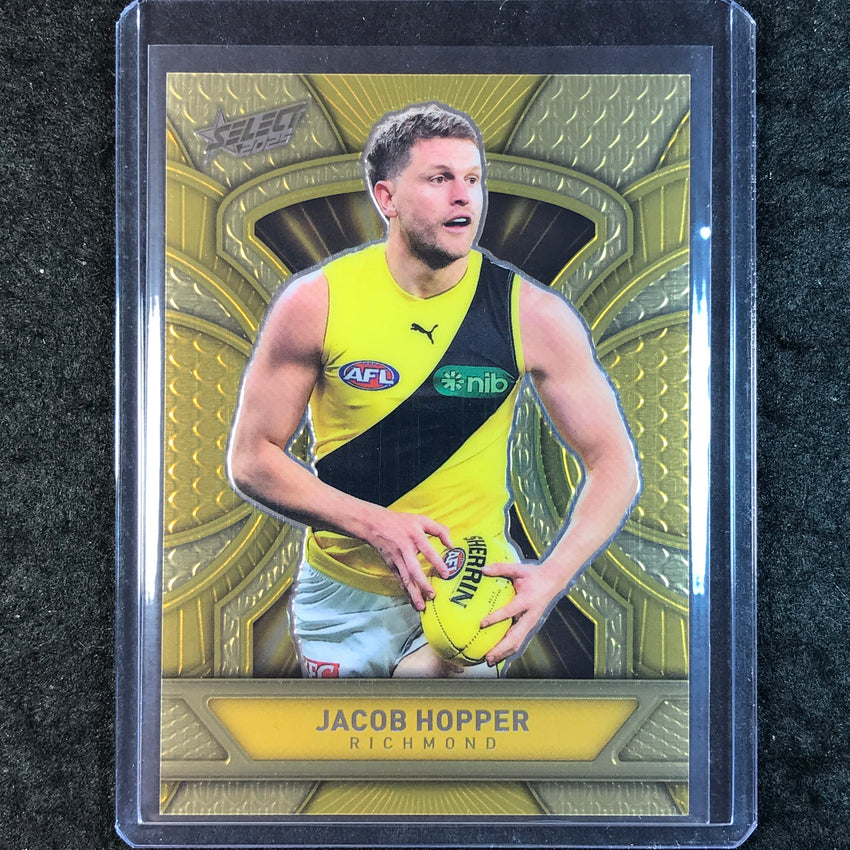 2025 Select AFL Footy Stars JACOB HOPPER Dragon Scales Gold 84/399 #161