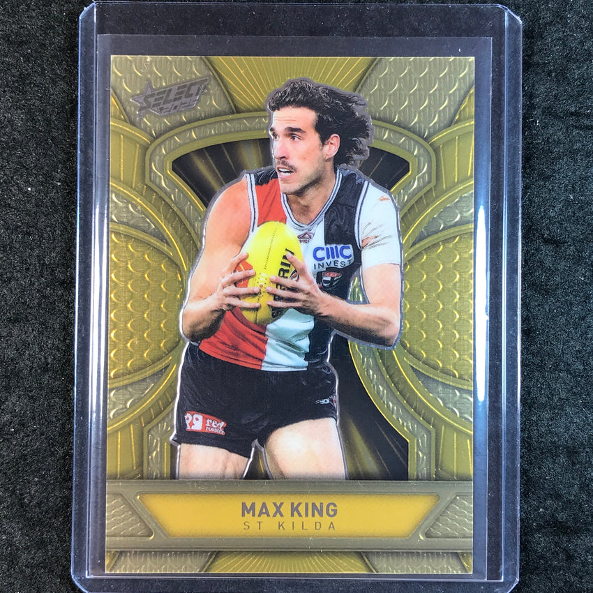 2025 Select AFL Footy Stars MAX KING Dragon Scales Refractor Gold 92/399 #171
