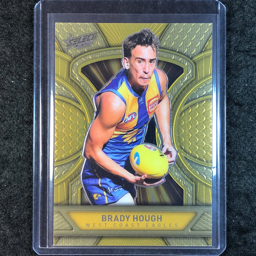 2025 Select AFL Footy Stars BRADY HOUGH Dragon Scales Refractor Gold 82/399 #197