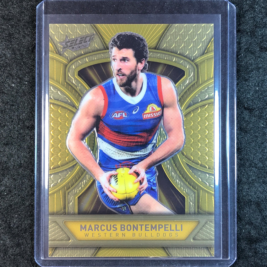 2025 Select AFL Footy Stars MARCUS BONTEMPELLI Dragon Scales Gold 336/399 #205