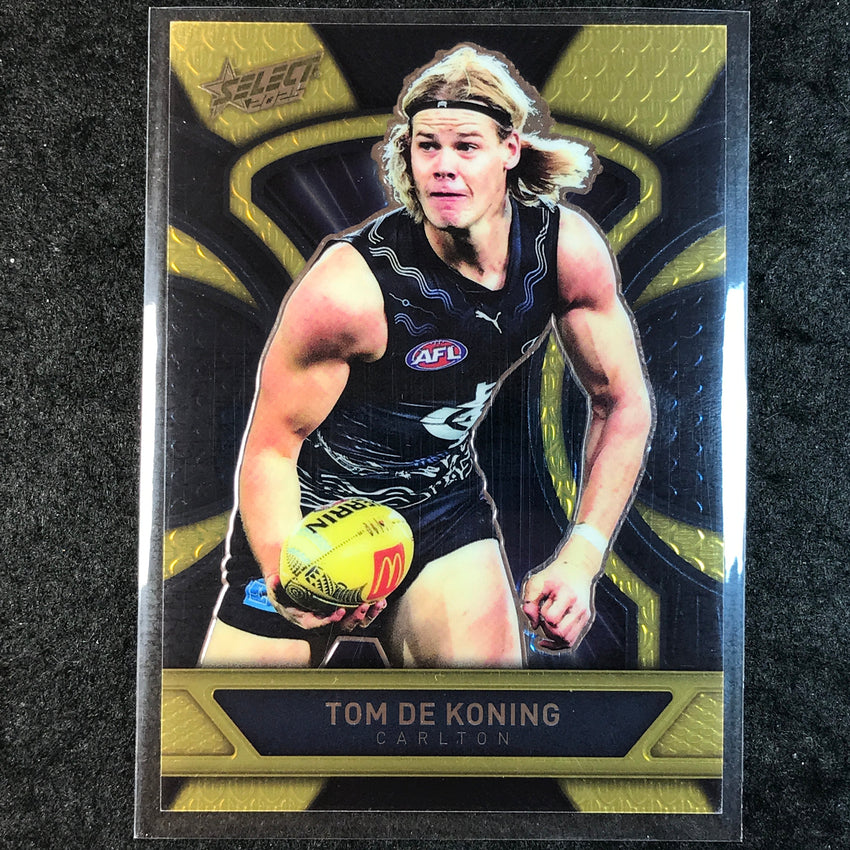2025 Select AFL Footy Stars TOM DE KONING Luminous Dragon Scales 283/799 #29