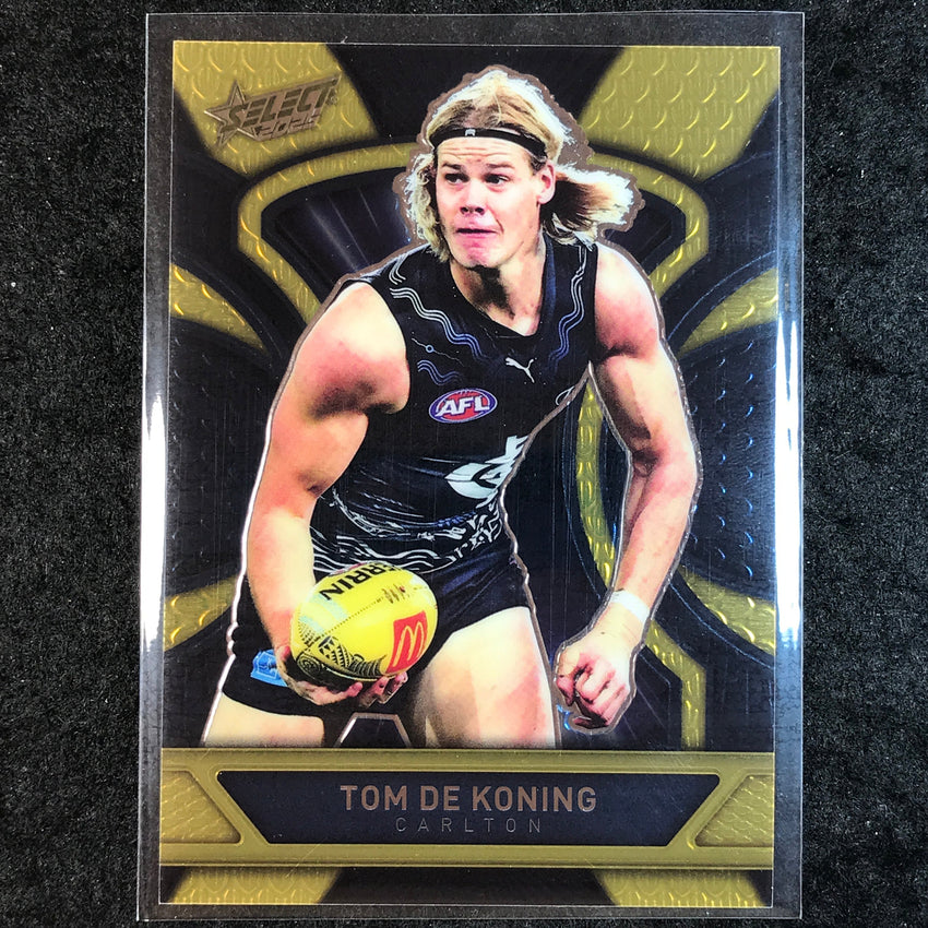 2025 Select AFL Footy Stars TOM DE KONING Luminous Dragon Scales 555/799 #29