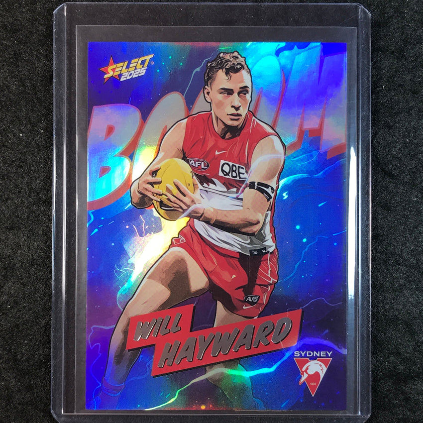 2025 Select AFL Footy Stars WILL HAYWARD Boom 92/360 #186