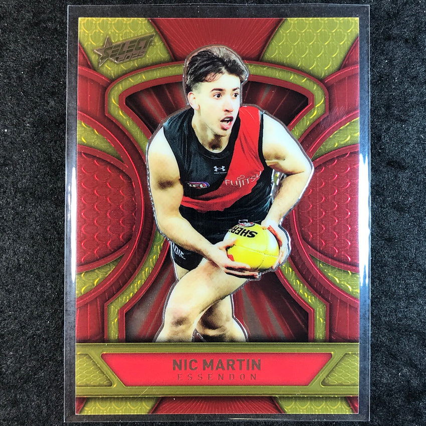2025 Select AFL Footy Stars NIC MARTIN Luminous Dragon Scales 612/799 #55