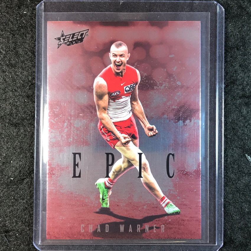 2025 Select AFL Footy Stars CHAD WARNER Epic Red #ER80