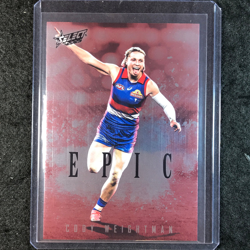 2025 Select AFL Footy Stars CODY WEIGHTMAN Epic Red #ER90
