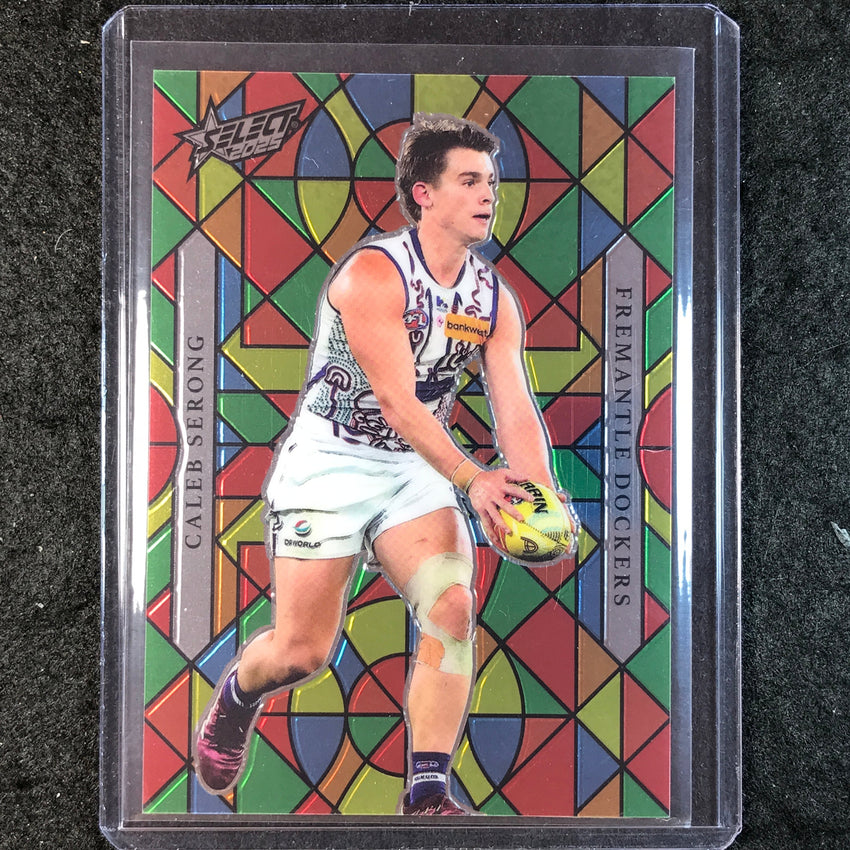 2025 Select AFL Footy Stars CALEB SERONG Luminous Myriad 04/99 #30