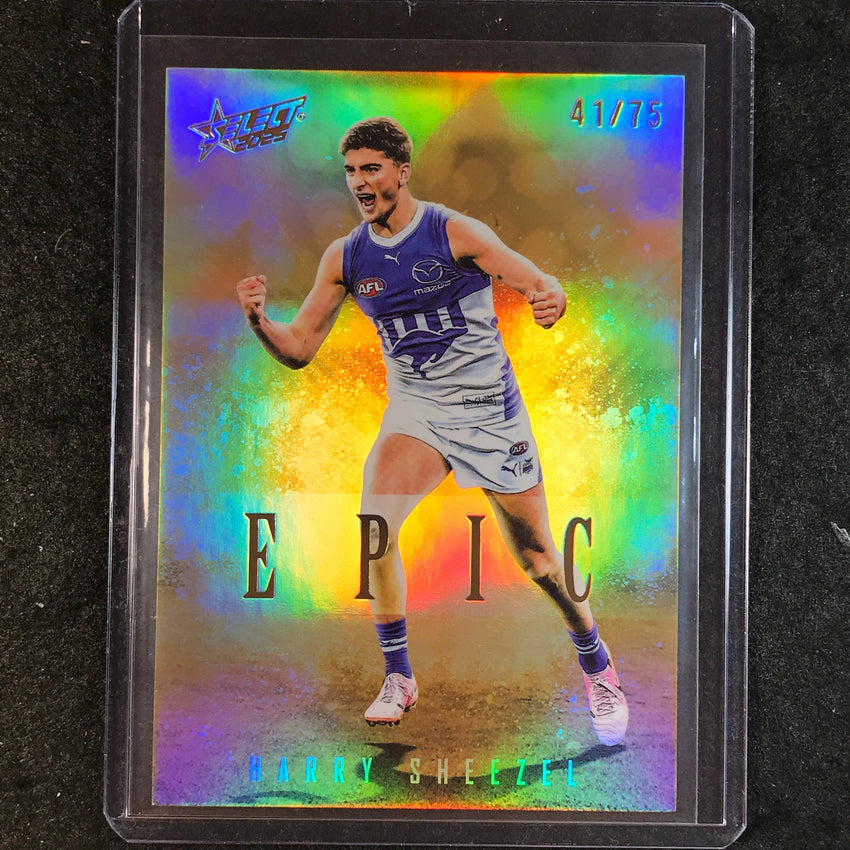 2025 Select AFL Footy Stars HARRY SHEEZEL Epic Gold 41/75 #59