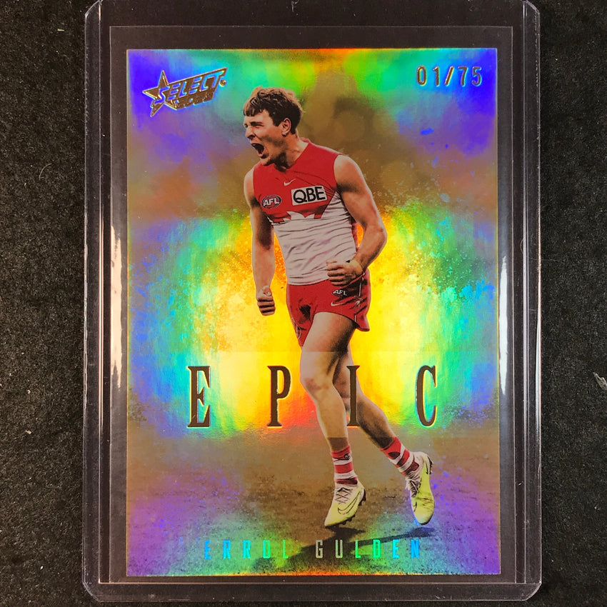 2025 Select AFL Footy Stars ERROL GULDEN Epic Gold 01/75 #77