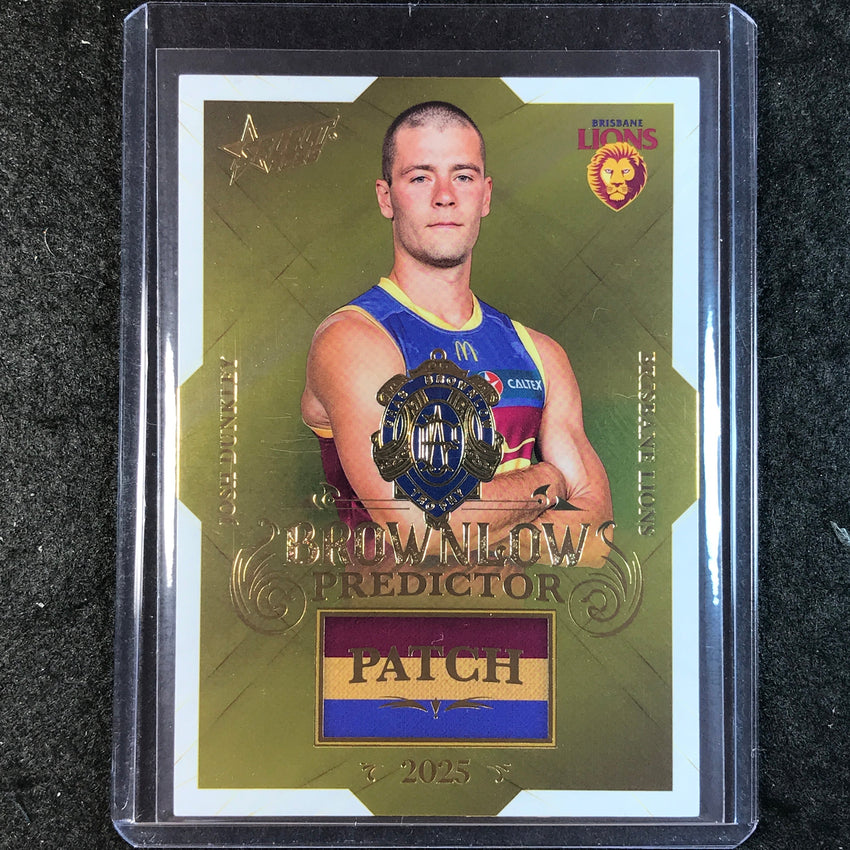 2025 Select AFL Footy Stars JOSH DUNKLEY Brownlow Predictor Patch 117/220