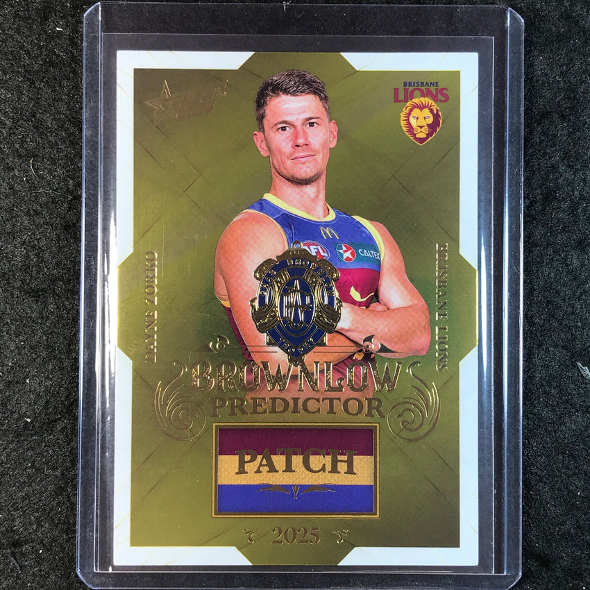 2025 Select AFL Footy Stars DAYNE ZORKO Brownlow Predictor Patch 219/220