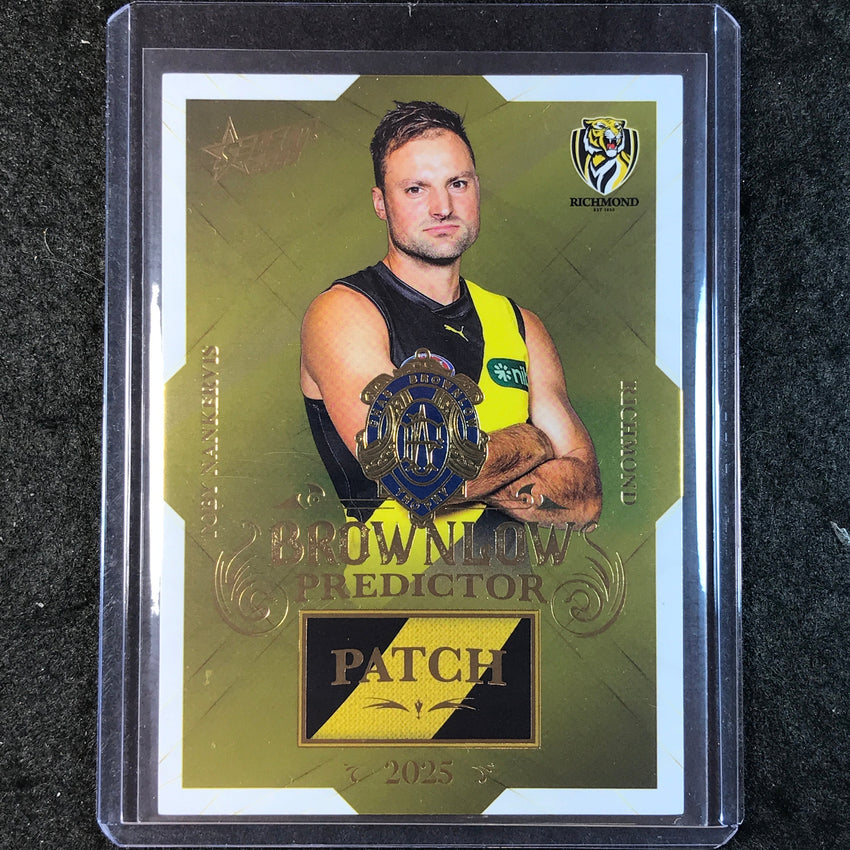2025 Select AFL Footy Stars TOBY NANKERVIS Brownlow Predictor Patch 67/220