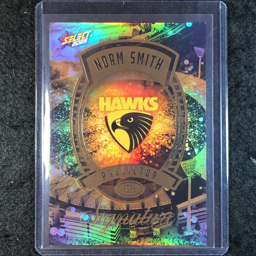 2025 Select AFL Footy Stars HAWTHORN Norm Smith Predictor Signature Gold 104/220