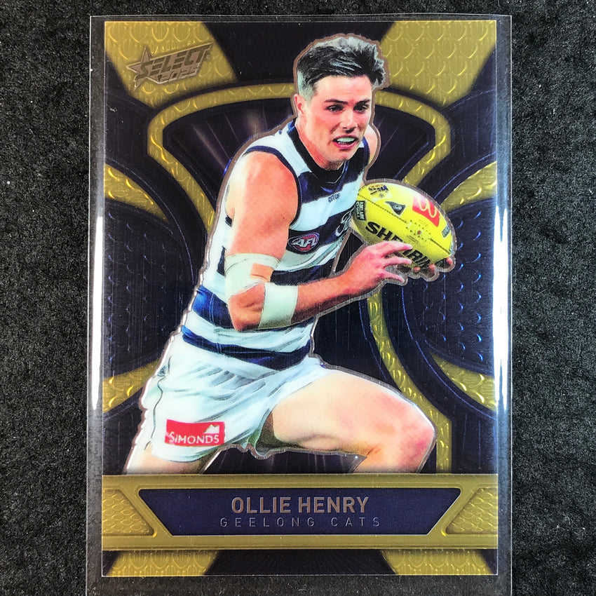 2025 Select AFL Footy Stars OLLIE HENRY Luminous Dragon Scales 232/799 #80