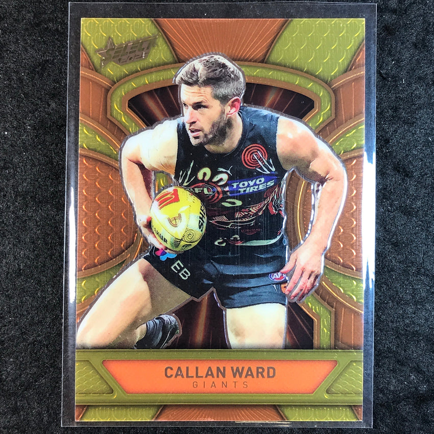 2025 Select AFL Footy Stars CALLAN WARD Luminous Dragon Scales 370/799 #95