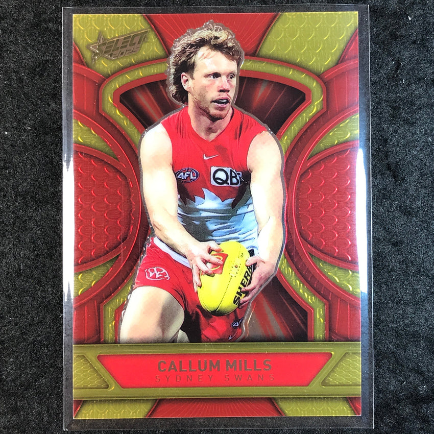 2025 Select AFL Footy Stars CALLUM MILLS Luminous Dragon Scales 510/799 #189